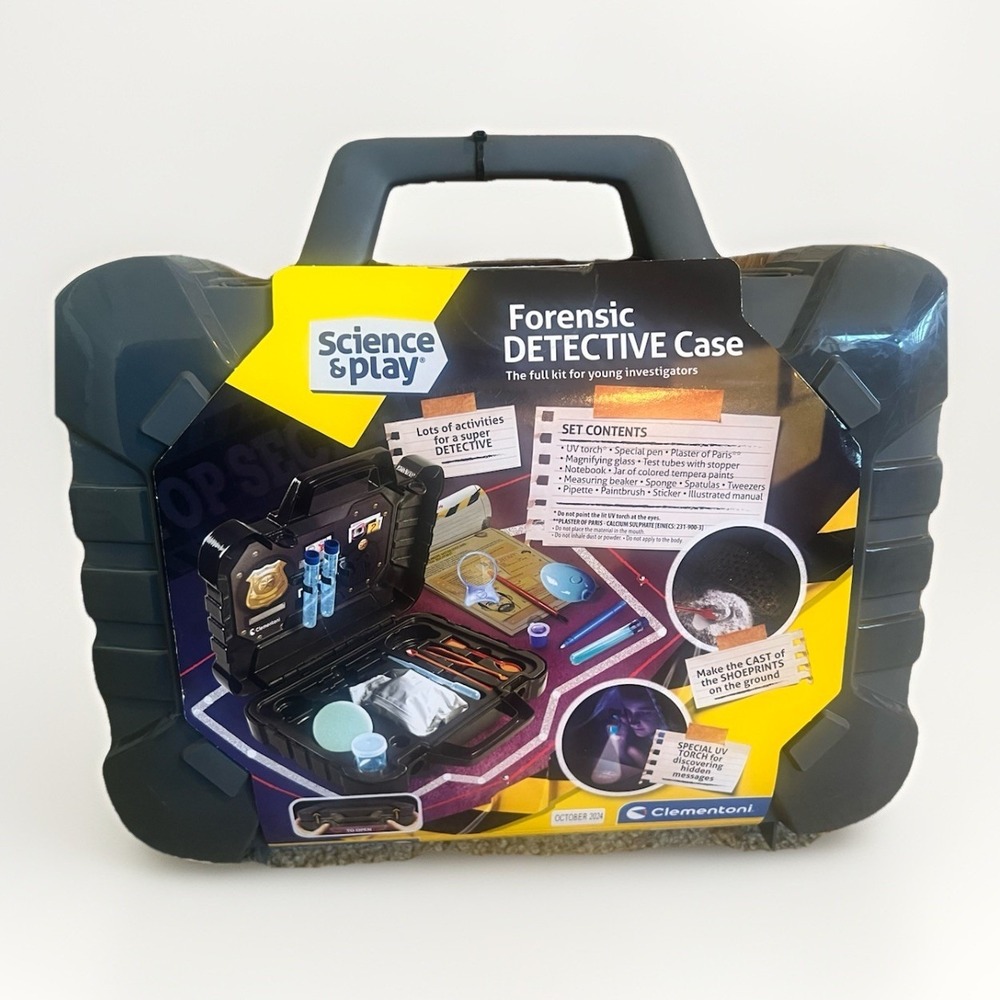 Brand New Packaging Science And Play Forensic Detective Case Full Of Accessories